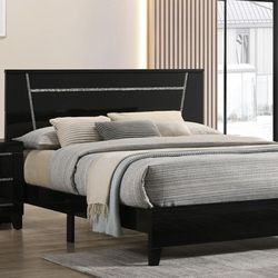 CAL KING BED FRAME (BRAND NEW)(((MATTRESS NOT INCLUDED)))