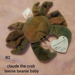 Claudia The Crab Teenie Beanie Baby