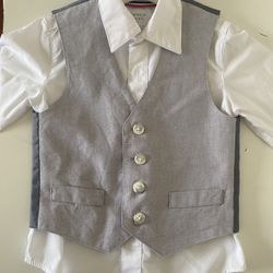 Long Sleeve Dress Shirt And Chest Set Size 3T