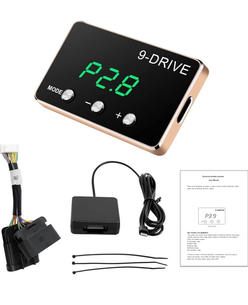 9Drive Throttle Response Controller Compatible with BMW 2002+ HYUNDAI Genesis 2009+,Genesis Sedan 2010+,Genesis Equus2009-2016,Genesis Coupe2009-2014,