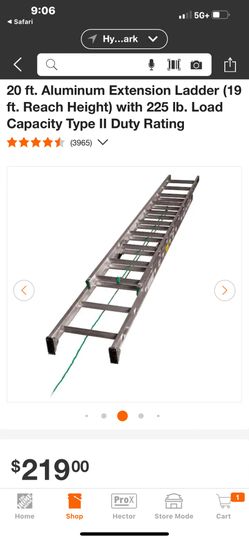 20 Feet Extensión Ladder