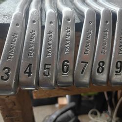 TaylorMade ICW5 Set Of Irons, 3-9.  Vintage, Made In 1991