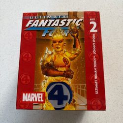 2004 HUMAN TORCH - Ultimate Fantastic Four Bust Diamond Select Limited 2500