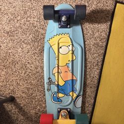 RARE Penny Bart Simpson Skateboard Complete