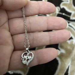 Mom S Love Heart ❤️ Necklace 