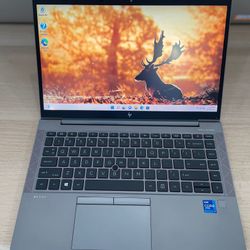 HP ZBOOK FireFly 14” WorkStation Core i7-1185G7 16GB RAM 500GB SSD NVIDIA T500 Graphics!!