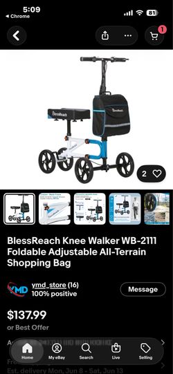 Knee scooter