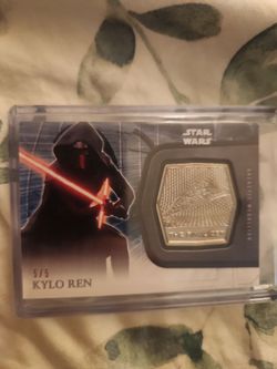 Platimun kylo ren card 5/5
