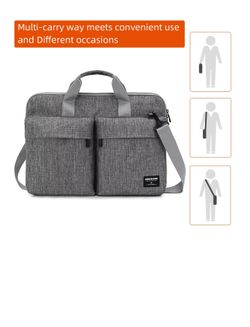 KINGSLONG Slim 14 inch Laptop Bag Sleeve Carrying Case with Shoulder Strap, Notebook Ultrabooks Computer Handbag Cover for Men Women Fit for Acer Asus