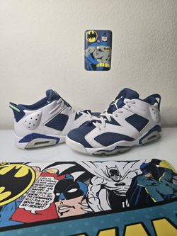 Seahawks Low Jordan 6s "Ghost Green", Size 10.5