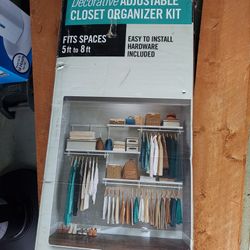 Closet Organizer W/ Decorative Shelf 