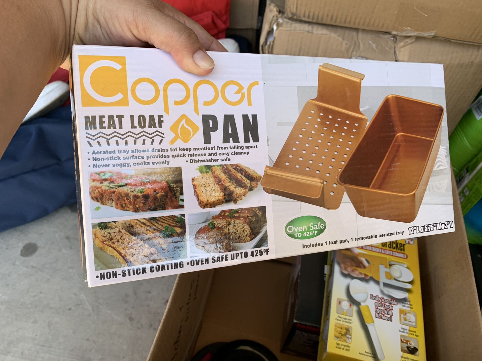 Copper pan $5 new