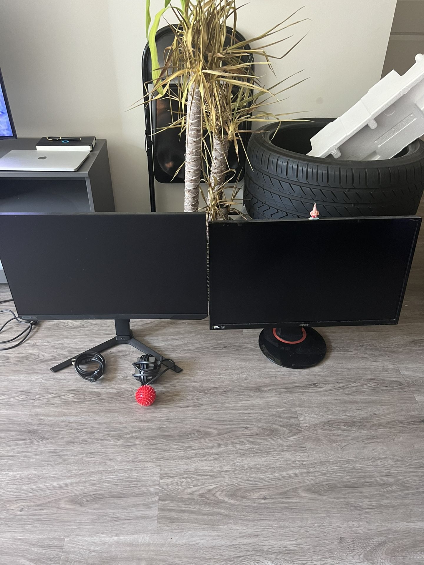 Dual gaming monitors 1440 144 Samsung odyssey g50a acer predator xb270hu