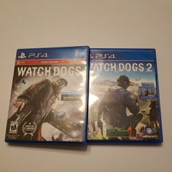 Watch Dogs 1 & 2 PS4 