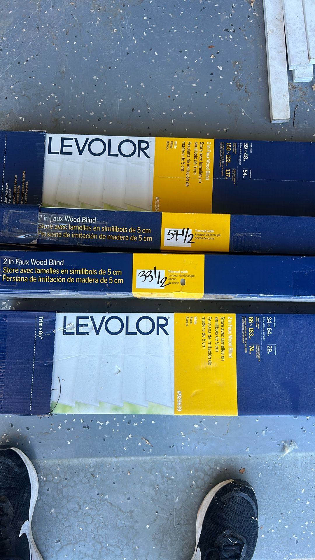 Blinds - 2in Faux Wood White