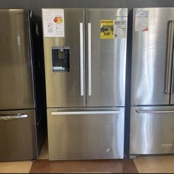 Bosch 3 Door French Door Refrigerator With Water Dispenser And Ice Maker 9WY