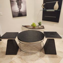 Matching Coffee Table And 2 End Tables 