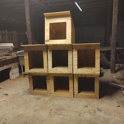 Wood Doghouses 