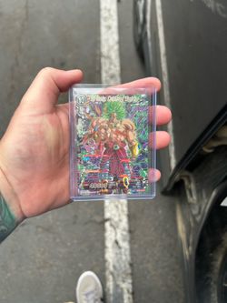 Dragon ball super tcg SS broly cutthroat warfare card