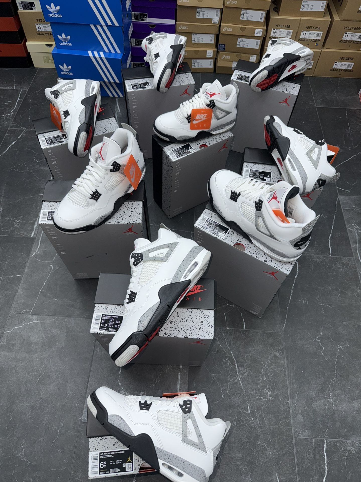Jordan 4 Retro White Cement 2025