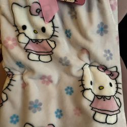 Hello Kitty Lavender Throw Blanket 