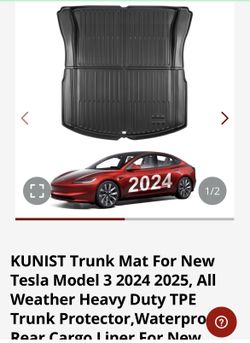 Tesla Trunk Mat