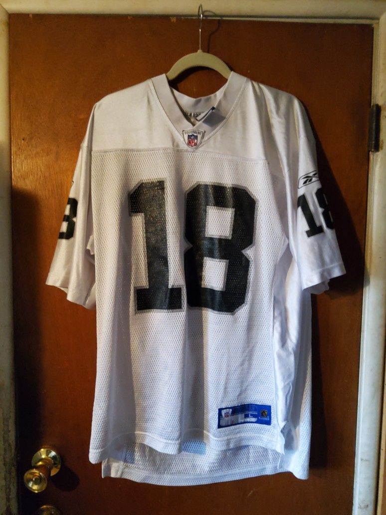 Raiders Moss Jersey Size Large