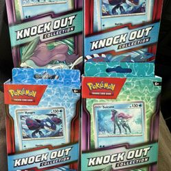 4 Pokémon Knockout Collection Box 