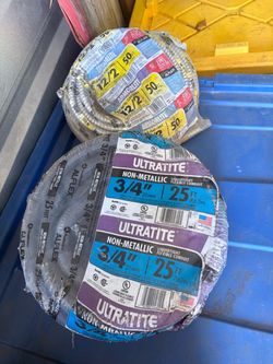 Electrical Conduit and Cable Bundle Lot and more install