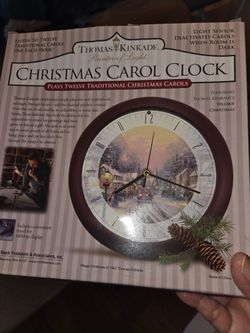 New Christmas Carol clock