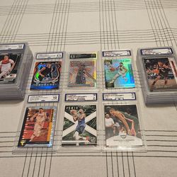 (20) graded basketball lot. Open to all offers.