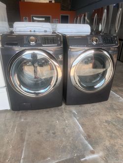 Front load washer and dryer