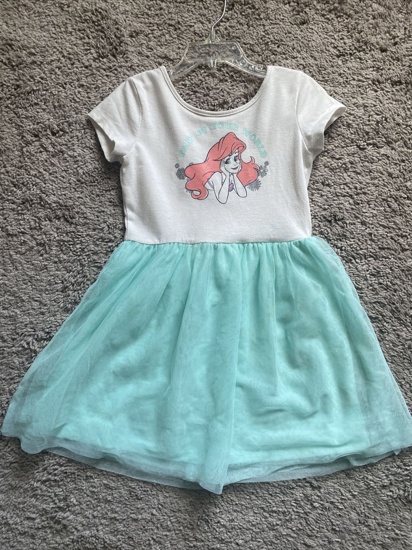 Disney Ariel Little Mermaid  Tutu Dress Size 5T 