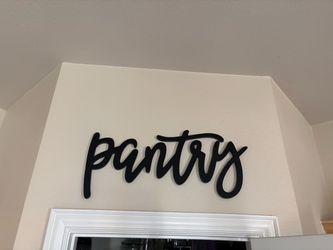 Pantry Wall Sign