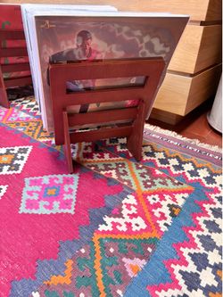 Vinyl Record Storage Crate Holder Display, Holds 30 LPs