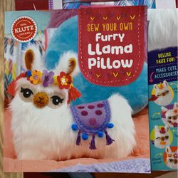 Make Your Own Furry Llama Pillow
