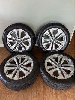 Audi OEM 18” Wheels & Continental ProContact Tires – Complete Set of 4 – Excellent Condition