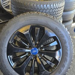 FORD F-150/ EXPEDITION  6 LUGS 6X135 w/90%  GOOD YEAR WRANGLER 255/60/20  ALL 4 INSTALLED $700 CV 