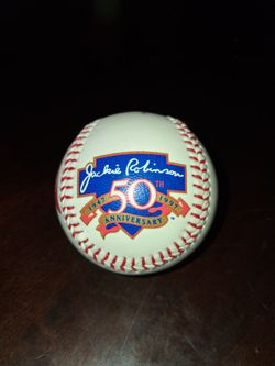 Jackie Robinson 50th anniversary baseball