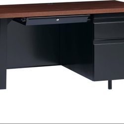 Black Office Desk 