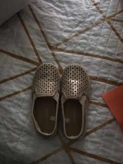 Gold Cat & Jack shoes