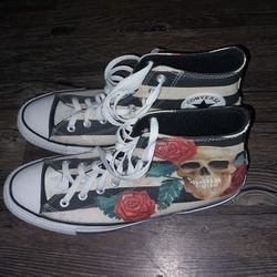 Converse Skull Rose
