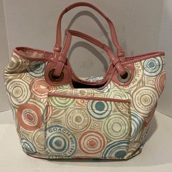 COACH BEACH PRINT  BAG