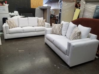 BRAND NEW 8ft sofa and 7ft sofa  sealsalt fabric. CUSTOM made available