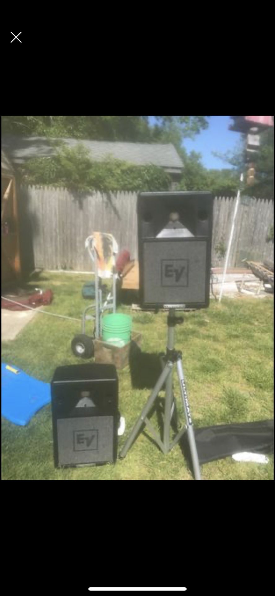 PORTABLE Wireless PA SOUND SYSTEM Complete