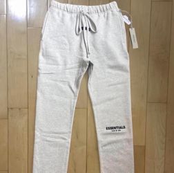 Light oatmeal essentials sweat pants