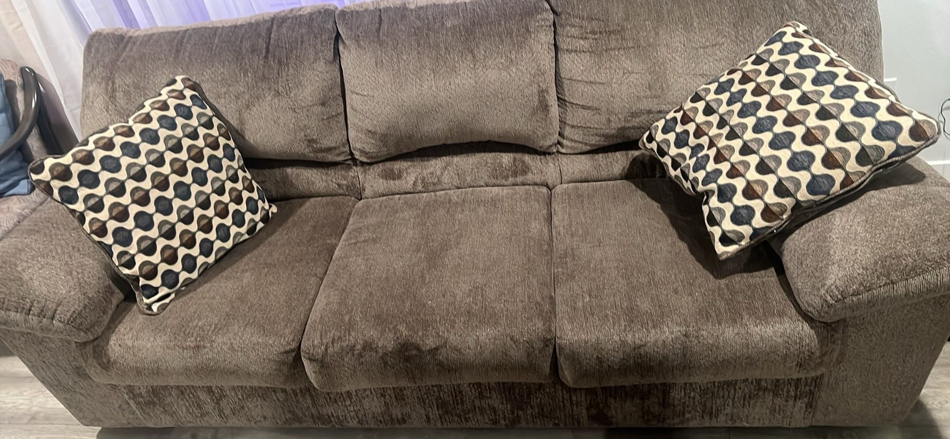 Love Seat And Couch