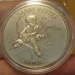 2001 Harry Potter/Elizabeth II 1 Crown Uncirculated