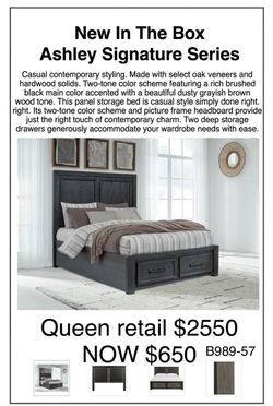 Queen bed frame - amazing - elegant - cheap