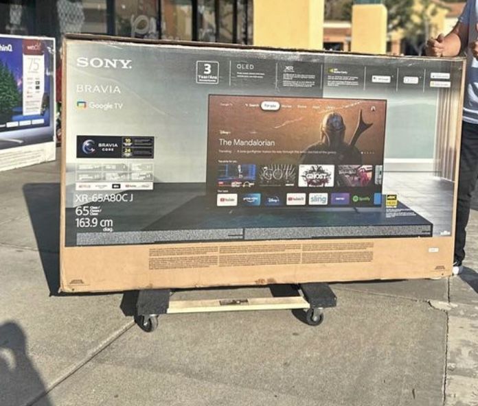 65” Sony OLED A80J 4K HDR Smart 120 Hertz TV